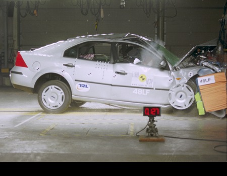 Краш тест Ford Mondeo (2001)